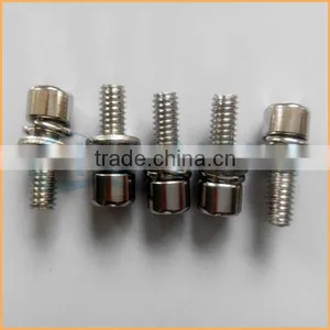 China Professional Manufacturing Pan Head Cross Recess Screws With Serrated Lock Washers thumbnail-1