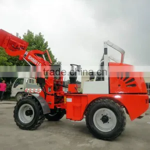1 Ton Mini Wheel Loader Wiith Pallet Fork(CE) thumbnail-1