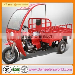 Africa Type,New Sale 150CC/200cc Cabin Three Wheel Food Tricycle Cart for Sale thumbnail-5