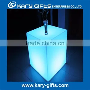 LED Glow Bar Coffee Round/cube Lighting Table With Magic Cleaner thumbnail-3