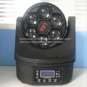 Sharp beam bee eye LED перемещающийся головой светильник 6x15w RGBW 4in1 прожекторный светильник для сцены с LED thumbnail-1