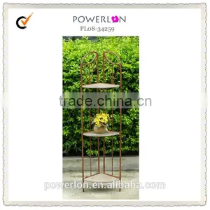 Classical Vintage Decorative Wooden 3-Tires Corner Shelf thumbnail-1