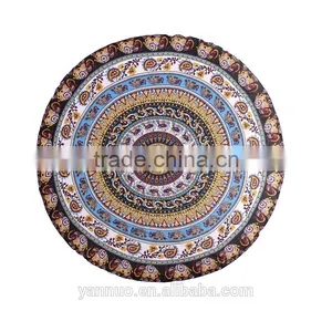Guangzhou Round Donut Beach Towel Printed Cotton For Sunscreen Shawl Beach Mat thumbnail-3