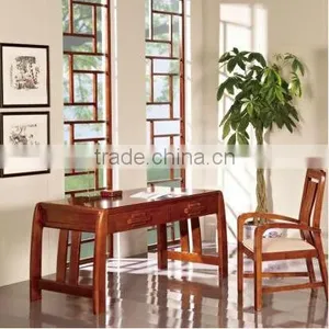 Simple Modern Rubber Wooden Computer Desk for Studying thumbnail-1