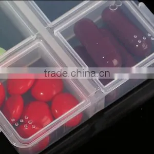 Cy275 New Mini Portable Empty Braille 6 Cells Pill Medicine Drug Storage Case Box thumbnail-6