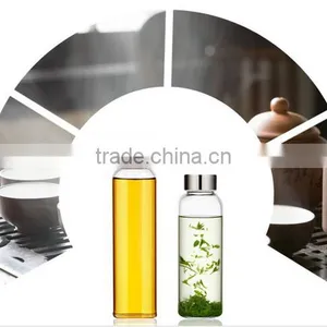 750ml Pyrex Clear Voss Sport Glass Water Bottle With Silicone Sleeve thumbnail-3