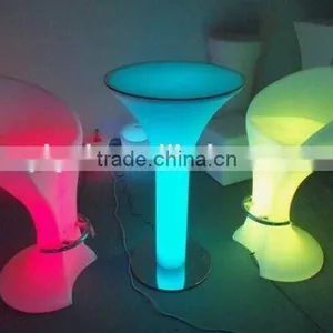 Hot Sale LED Bar Chair /colorful Led Light up Chair thumbnail-5