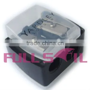 2013 Doulbe Holes Plastic Cosmetic Pencil Sharpener thumbnail-1