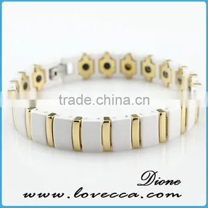 Stock Black Hematite Good Health Benefit Ceramic Bracelet for Women thumbnail-3