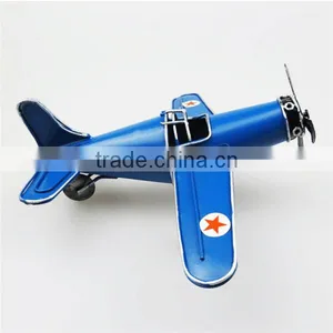 Custom Reminiscence Fighter Aircraft Model Vintage Metal Model Plane thumbnail-2