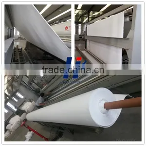 Polyester Short Fiber Needle Punched Non Woven Geotextile 1000g m2 Price thumbnail-1