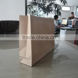 Hot Selling Eco-friendly Recyclable Kraft Paper Plain Paper Bags thumbnail-2