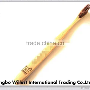 Small Bamboo Toothbrush With Soft Bristle for Children Use thumbnail-3