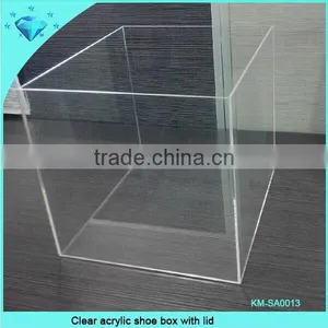 Custom Clear Acrylic Shoe Box Airtight thumbnail-1