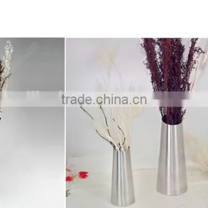 Modern Stainless Steel Flower Vase Steel Flower Pot Metal Vase thumbnail-6