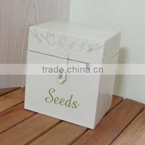 Metal Seed Box/ Powder-coated/decal thumbnail-1
