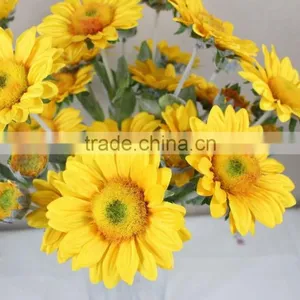 Enviroment-friendly Artificial Sunflowers Landscaping Flowers Decorative Sunlflowers Plants thumbnail-3