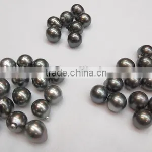 Real 12-13 mm Black Teardrop South Sea Loose Pearls thumbnail-1