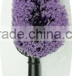 Short Handle Water Flow Through Car Wheel Cleaning Brushes thumbnail-2