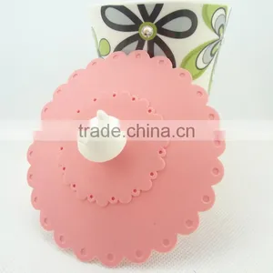 Cute Rabbit Anti-dust Airtight Seal Silicone Drink Cup Cover thumbnail-2
