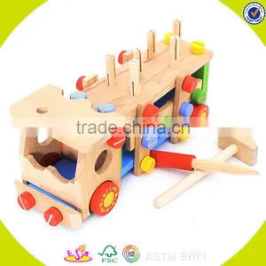 2017 Wholesale Baby Wooden Screw Toy Fashion Kids Wooden Screw Toy Popular Children Wooden Screw Toy W03C024 thumbnail-2