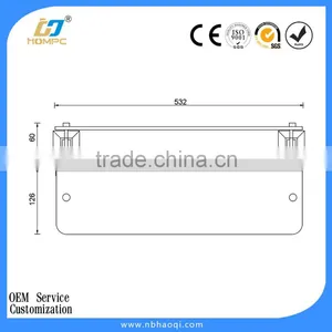 Wall Mounted High Quality Glass Bathroom Corner Shelf thumbnail-2
