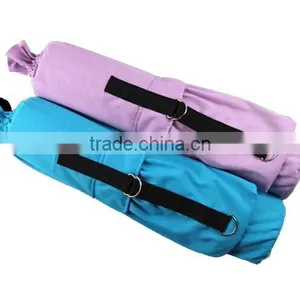 Large Capacity Drawstring Cotton Yoga Mat Bag for Shoulder Carring thumbnail-3