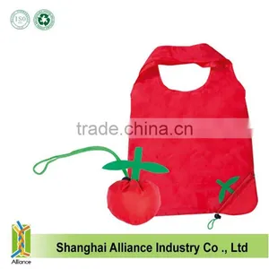 Promotional Reusable Polyester Foldable Beach Bag Wholesale Nylon Foldable Shopping Bag thumbnail-1
