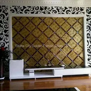 Frameless Deco Wall Mirror, Art Deco Mirror for Wall and Home Decor Mirror thumbnail-3