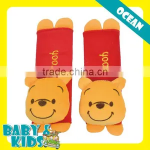 2pcs Set Animal Design Children Kids Car Safety Fasten Seat Belt Shoulder Cover Pad thumbnail-1