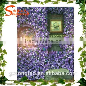 Hot Selling Artificial Flower Wall Wedding Backdrop for Wall Decoration thumbnail-3