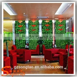 2015 Wholesale Artificial Green Wall With Eucalyptus Leaf for Office Vertical Green Wall thumbnail-2