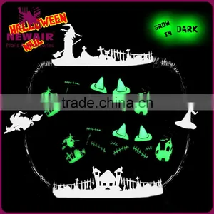 Modern Fashion Dark Holloween False Nails With Glue thumbnail-1
