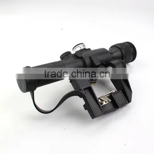 Military Standard Riflescope With SVD 4X24 Red Illuminated Reticle Rifle Scope thumbnail-2