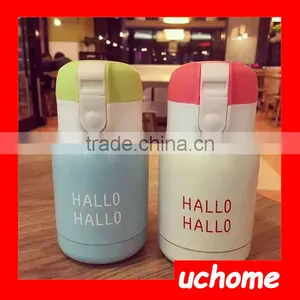 UCHOME Cute Travel Vacuum Mugs Stainless Steel Thermos Bottle Thermos Cup For Children Bouncing Thermos thumbnail-2