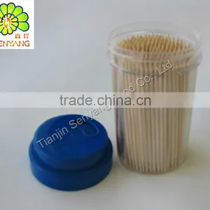 65 mm Double Tips Disposable Wooden Toothpick thumbnail-1