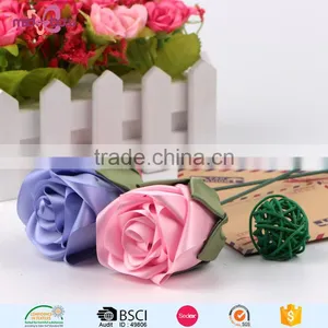 Wholesale Wedding Decoration Artificial Pre Made Ribbon Flower thumbnail-5