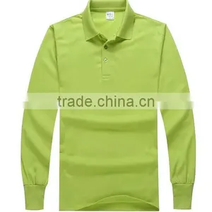Customzied Blank Polo Shirt With Long Sleeves Unisex Autumn&Winter Top Clothings With Private Labels Or Company Logo Print thumbnail-5