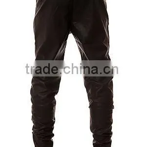 Red Mens Jogging SweatPants Lambskin thumbnail-1