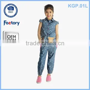 2016 New Pants Design for Girl Latest Style Printed Girl Pants thumbnail-1
