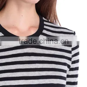 High Quality Round Neck Girls Shorts Sleeve Tight t Shirt thumbnail-2