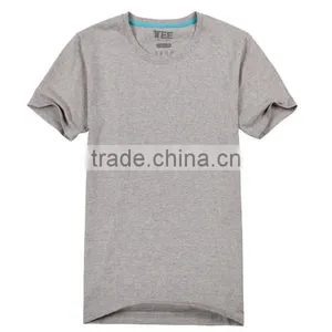 2017 Garment Factory Customized Your Own Brand Design Plain Color 95% Cotton 5% Spandex Private Label High Quailty Men T-shirts thumbnail-1