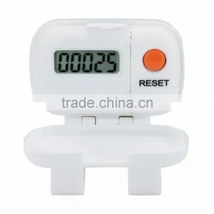 Pedometer - Has Laser-tuned Pendulum Movement, Unit Flips Down for Easy Viewing and Comes With Your Logo thumbnail-2