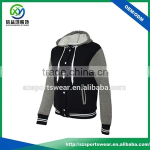 New Style Custom Design Pre-Shrunk 100%cotton Brand Lady Hoody thumbnail-1