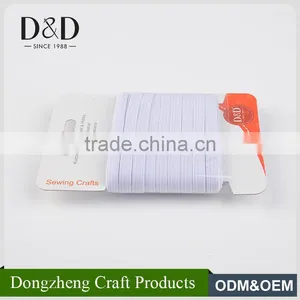 High Quality Wholesale Household Woven Flat Braided Elastic Bands for Sewing thumbnail-3