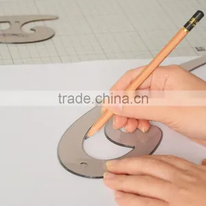 Transparent Plastic Cloud Pattern French Curve For Painting thumbnail-4