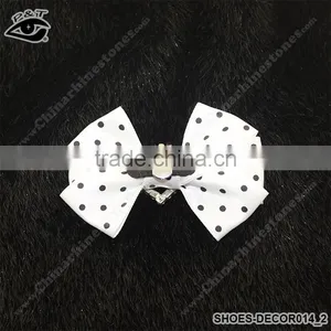 Bowknot Design Ornaments for Ladies Shoes Fabric Bow Accessories for Women Shoes thumbnail-4