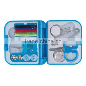 2017 NEW Complete Sewing Thread Needle Scissor Thimble Mini Plastic Storage Case Sewing Kit Tool thumbnail-1