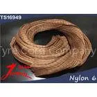 Brown Color Nylon Tire Cord Fabric 25EPI 1260D / 3 for Bias Tyres thumbnail-1