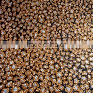 Free Sample Available Fluorescence Color Leopard Grain Glitter Fabric thumbnail-4